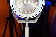 Reflektor biały LED PAR 30W RGB kolory + statyw