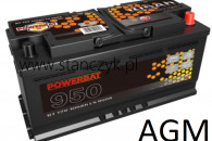 AKUMULATOR POWERBAT 12 V 105Ah 950 A START-STOP