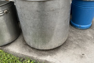 Garnek duży stalowy 30l 40 litrów