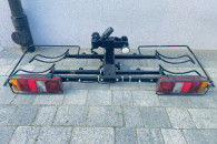 Bagażnik na 2 rowery na hak samochodowy