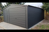 Garaż blaszak 6x5 GRAFIT